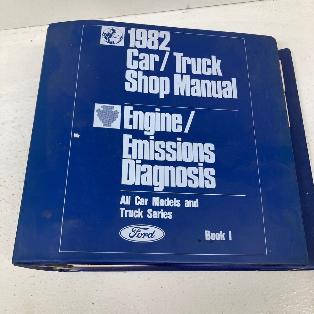 Ford Car Truck Shop Manual Engine Emissions Diagnosis 1982